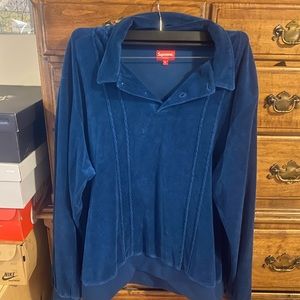 Supreme blue fancy shirt size xl Mens